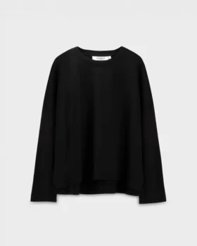 Boxy langermet T-skjorte W