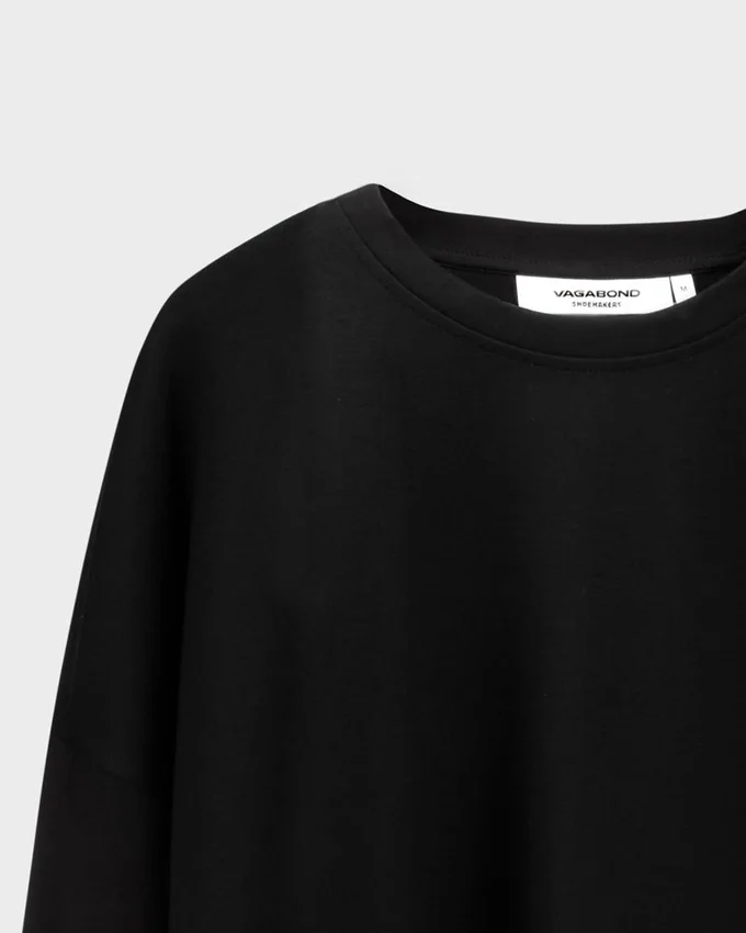 Boxy langermet T-skjorte W