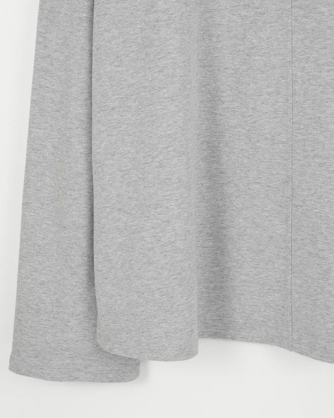 Boxy langermet T-skjorte W