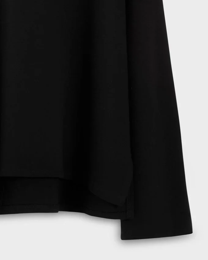 Boxy langermet T-skjorte W