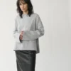 Boxy langermet T-skjorte W